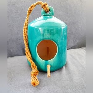 Decorative Glass Bird House